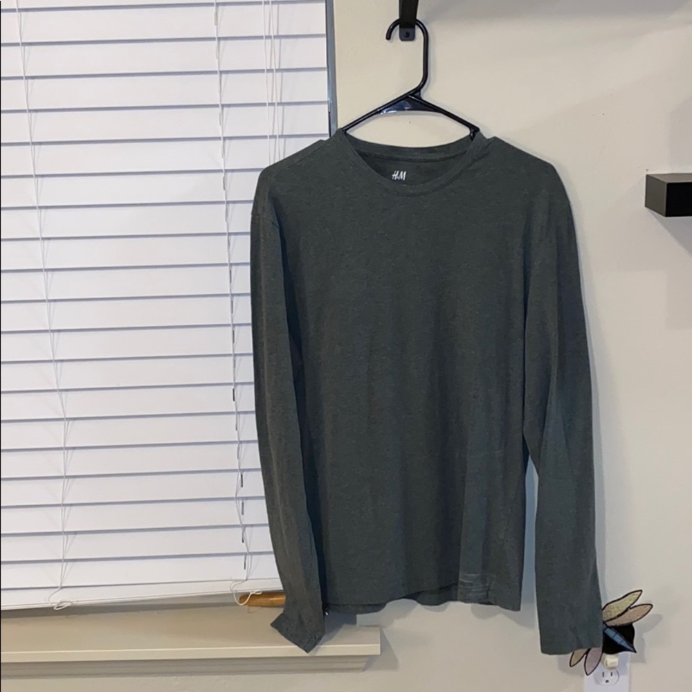 Gray long sleeve t-shirt H&M